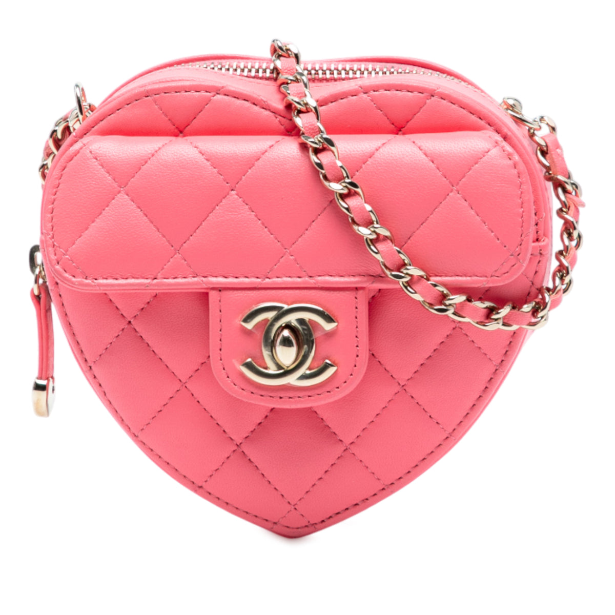 Mini Lambskin CC in Love Heart Crossbody