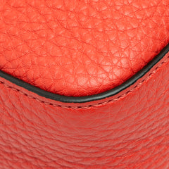 Large Leather Selleria Baguette Satchel