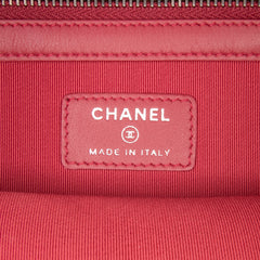 Large Aged Calfskin Gabrielle O Case Clutch