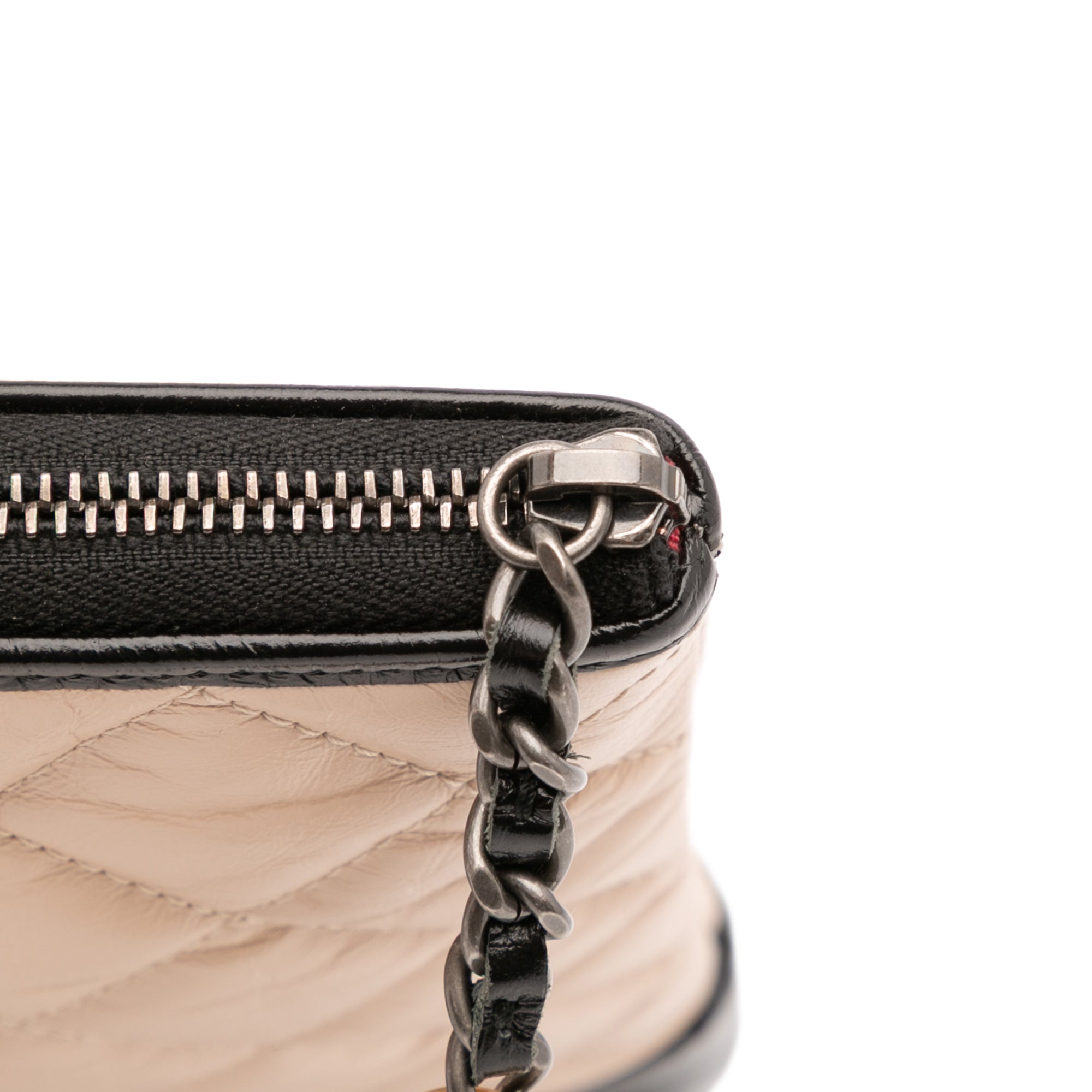 Large Aged Calfskin Gabrielle O Case Clutch