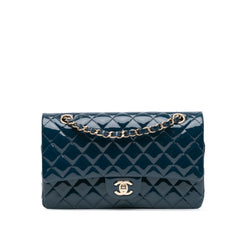 Medium Classic Patent Double Flap