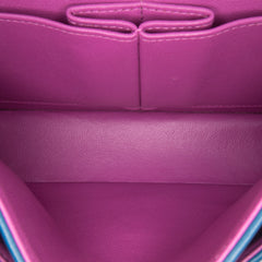 Small Classic Lambskin Rainbow Double Flap