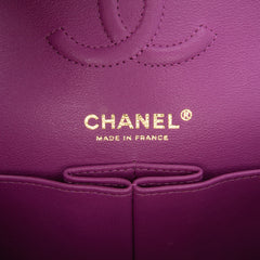 Small Classic Lambskin Rainbow Double Flap