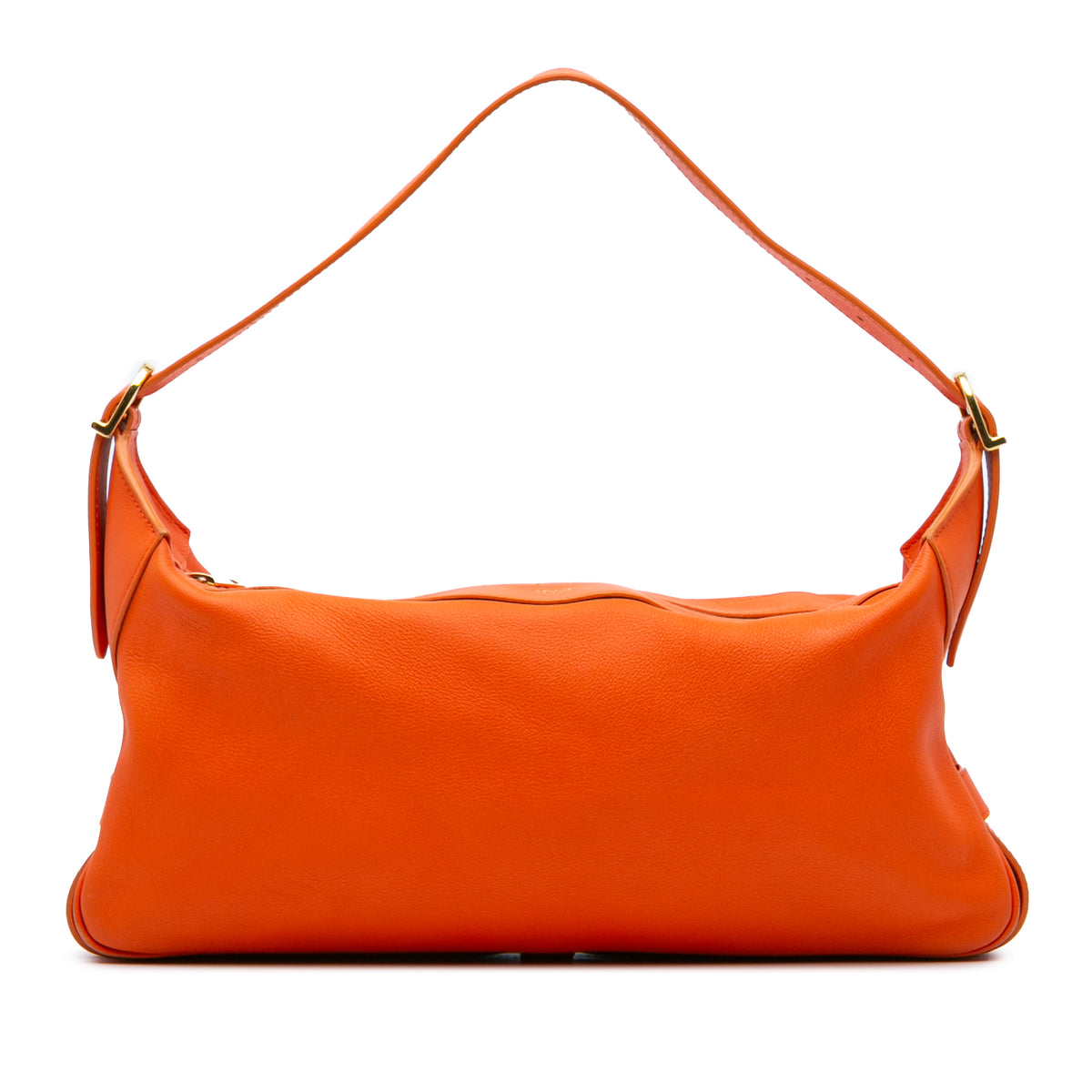 Medium Supple Grained Calfskin Romy Shoulder Bag