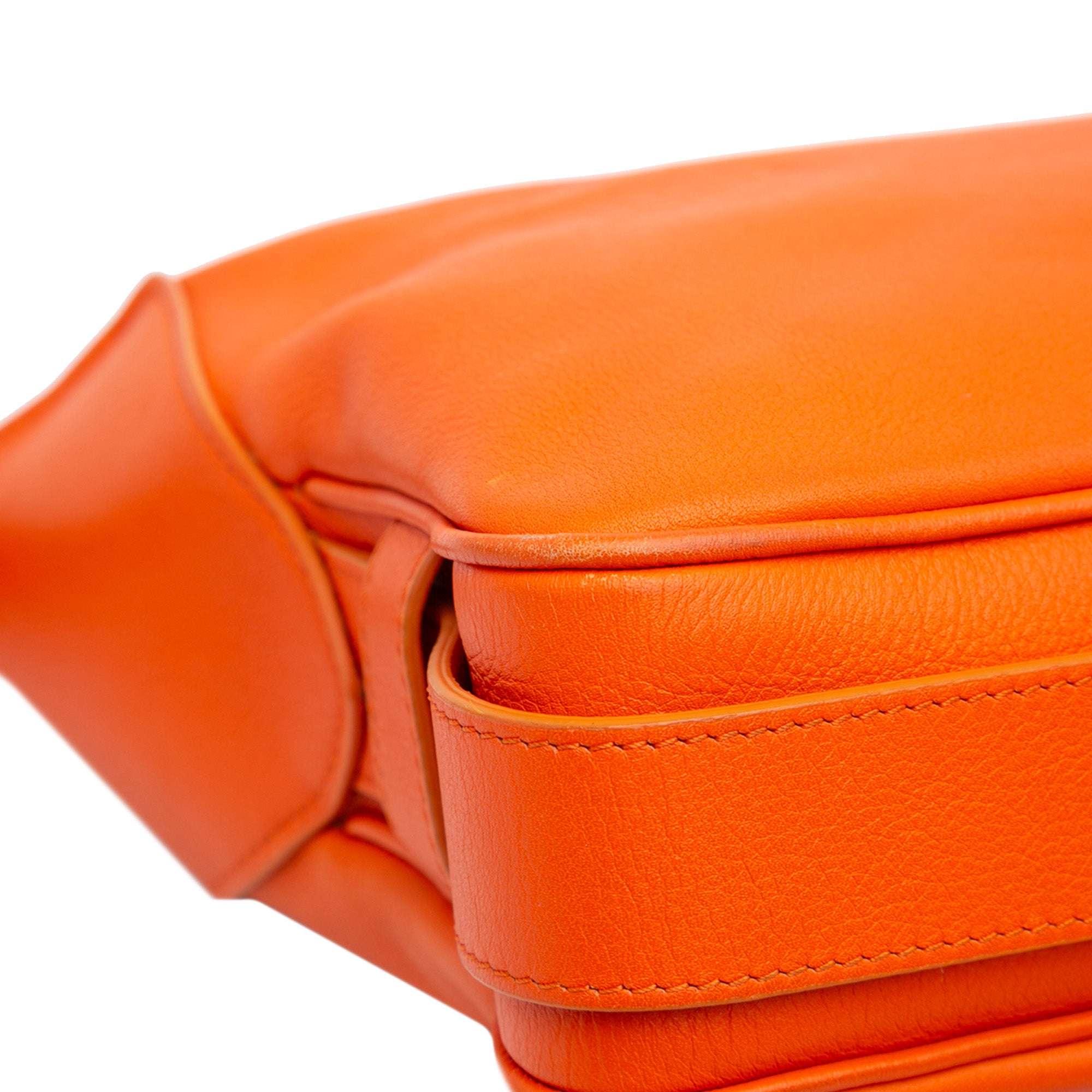 Medium Supple Grained Calfskin Romy Shoulder Bag