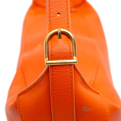 Medium Supple Grained Calfskin Romy Shoulder Bag