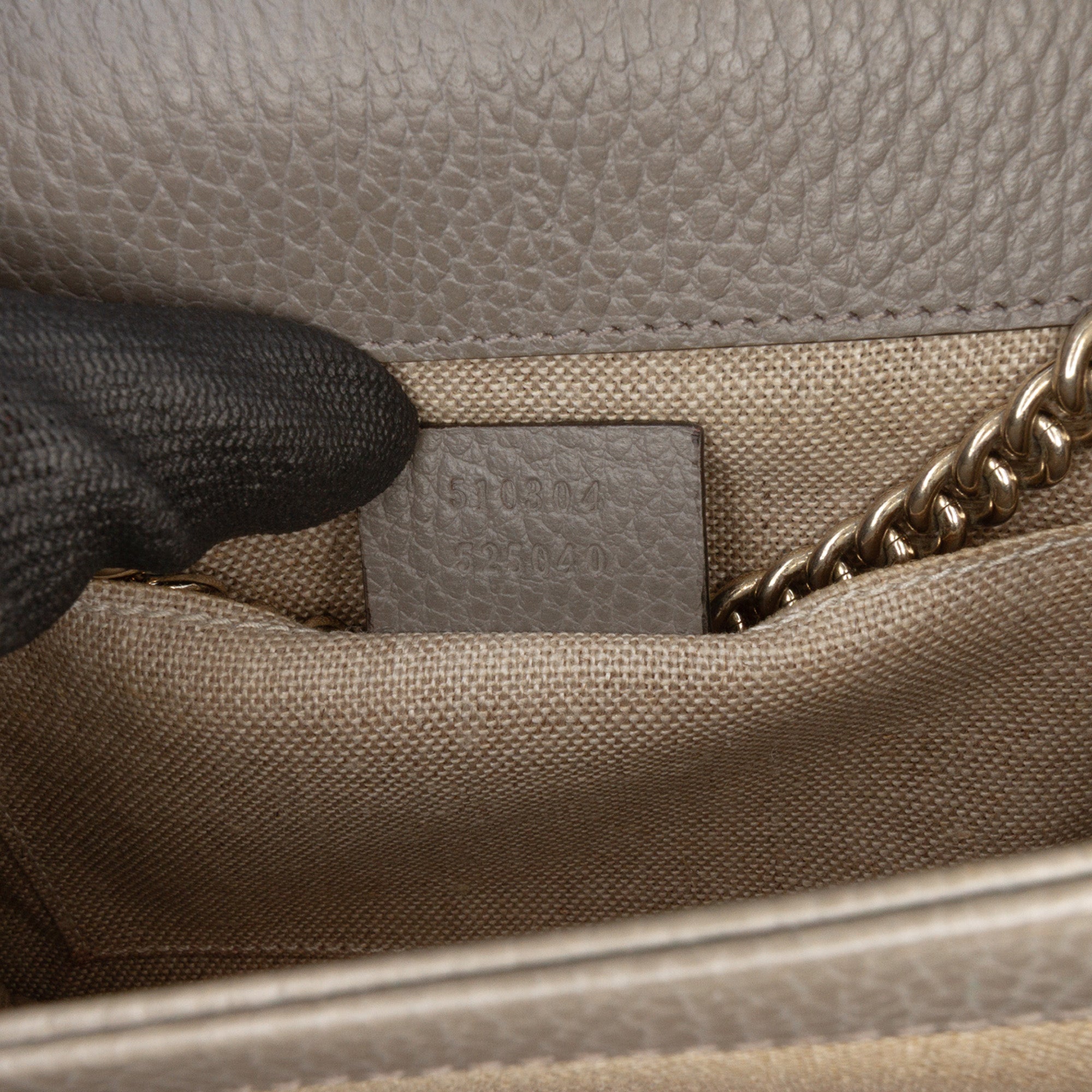 Small Dollar Calfskin Interlocking G Crossbody
