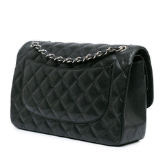 Jumbo Classic Caviar Double Flap