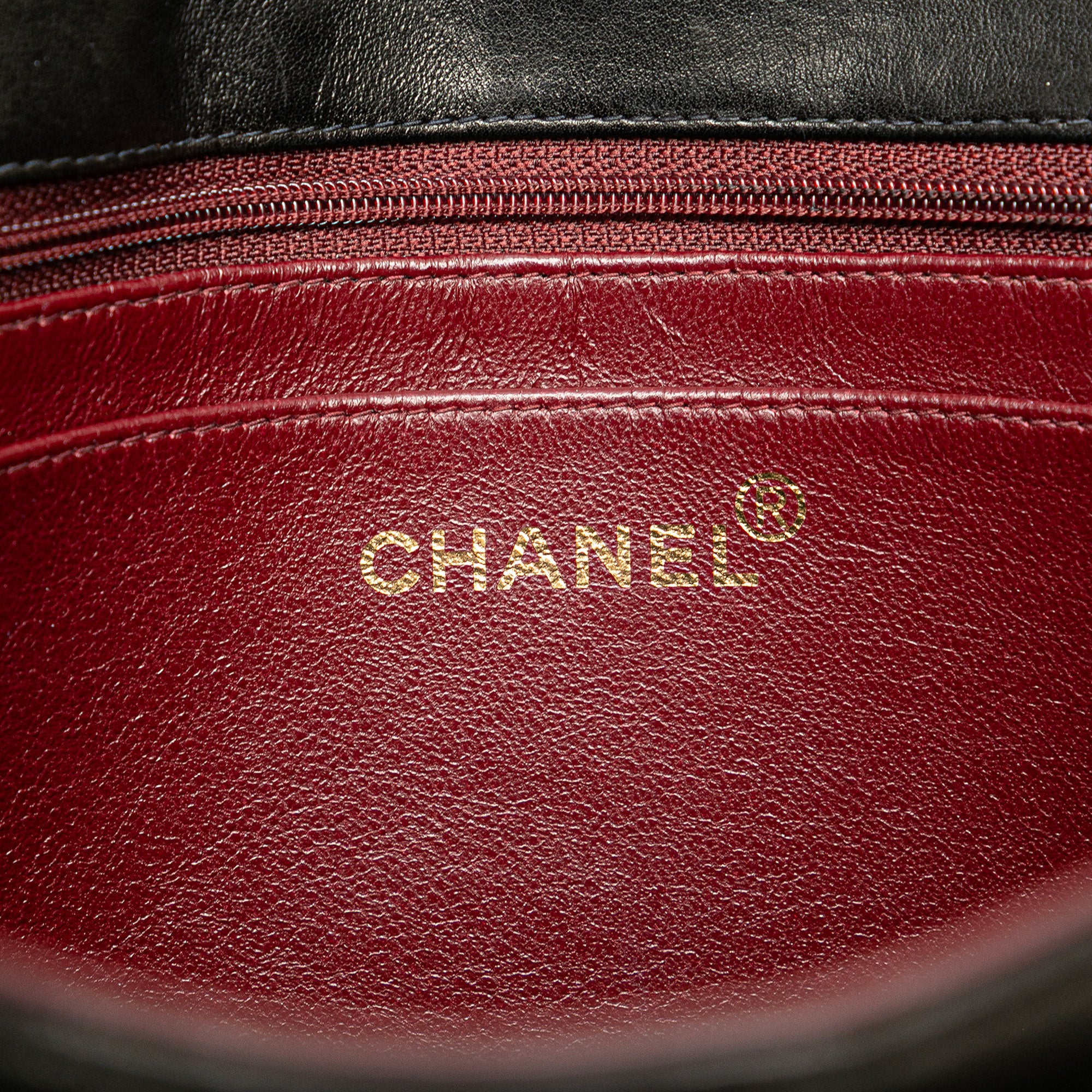CC Patent Snake Chain Flap
