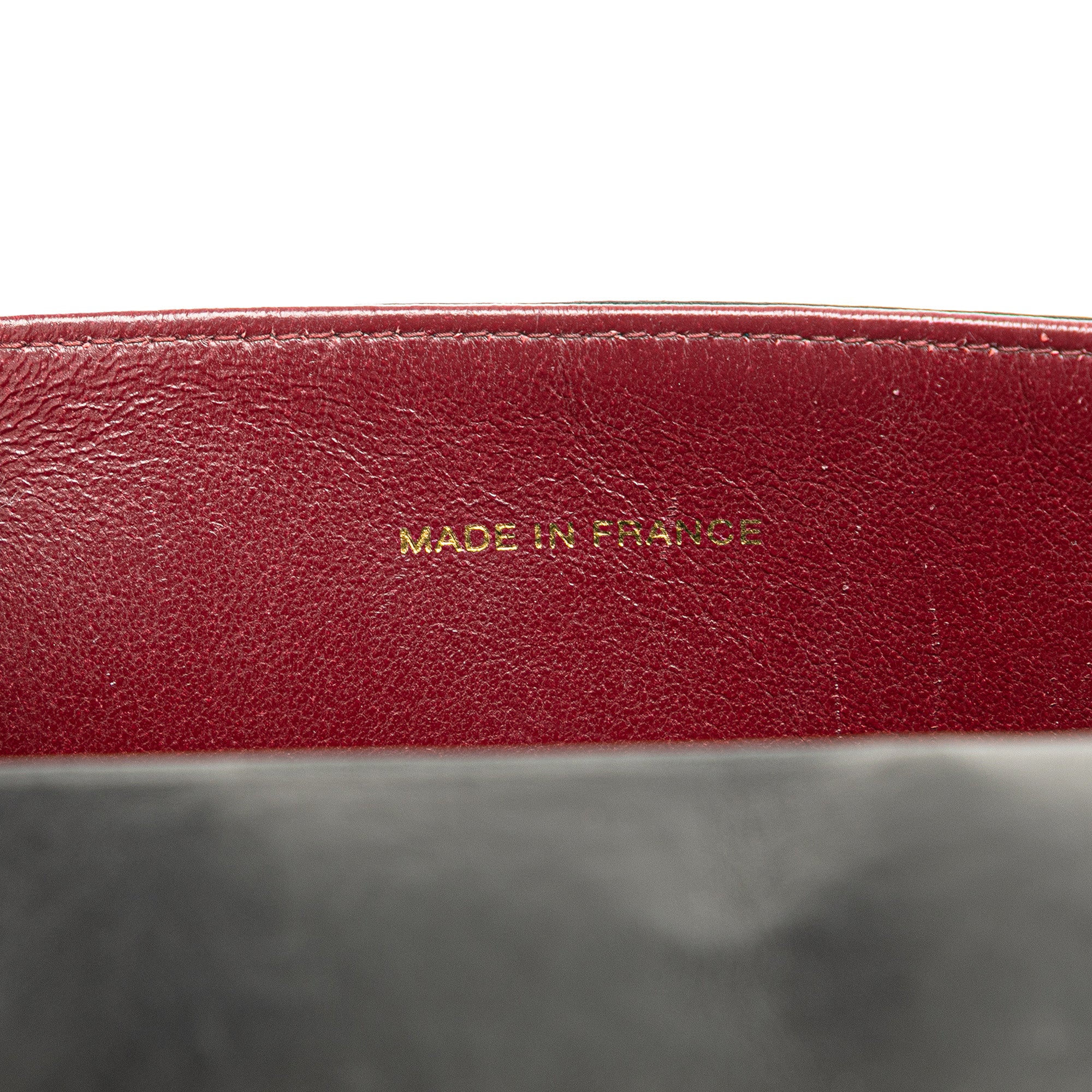 CC Patent Snake Chain Flap