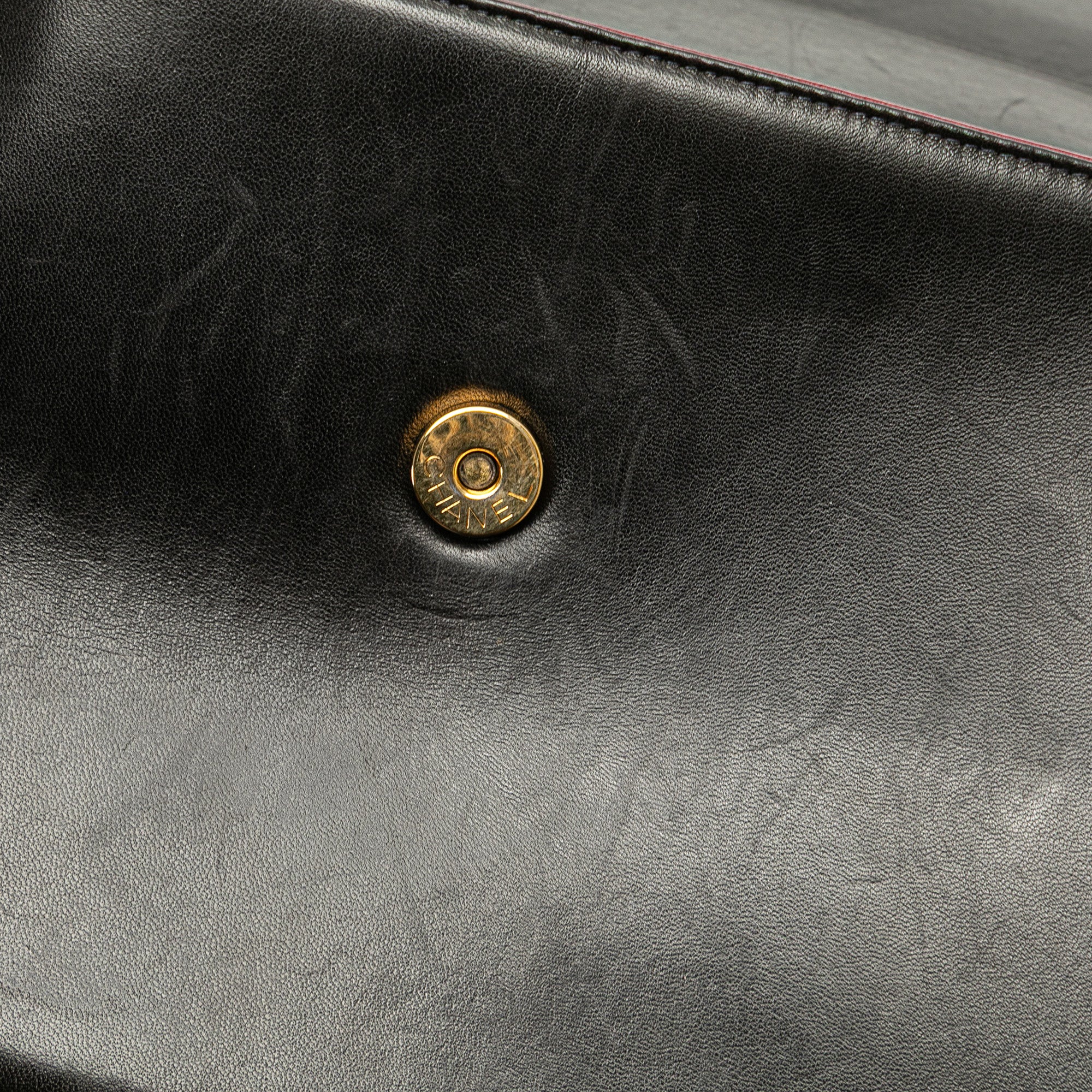 CC Patent Snake Chain Flap