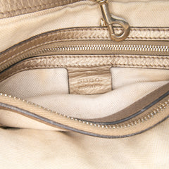 Metallic Grained Leather Bella Tote