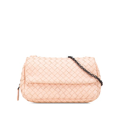 Mini Nappa Intrecciato Expandable Chain Crossbody