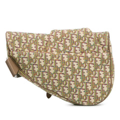 Oblique Canvas Saddle Bag