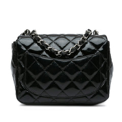 Mini Square Classic Patent Single Flap_2