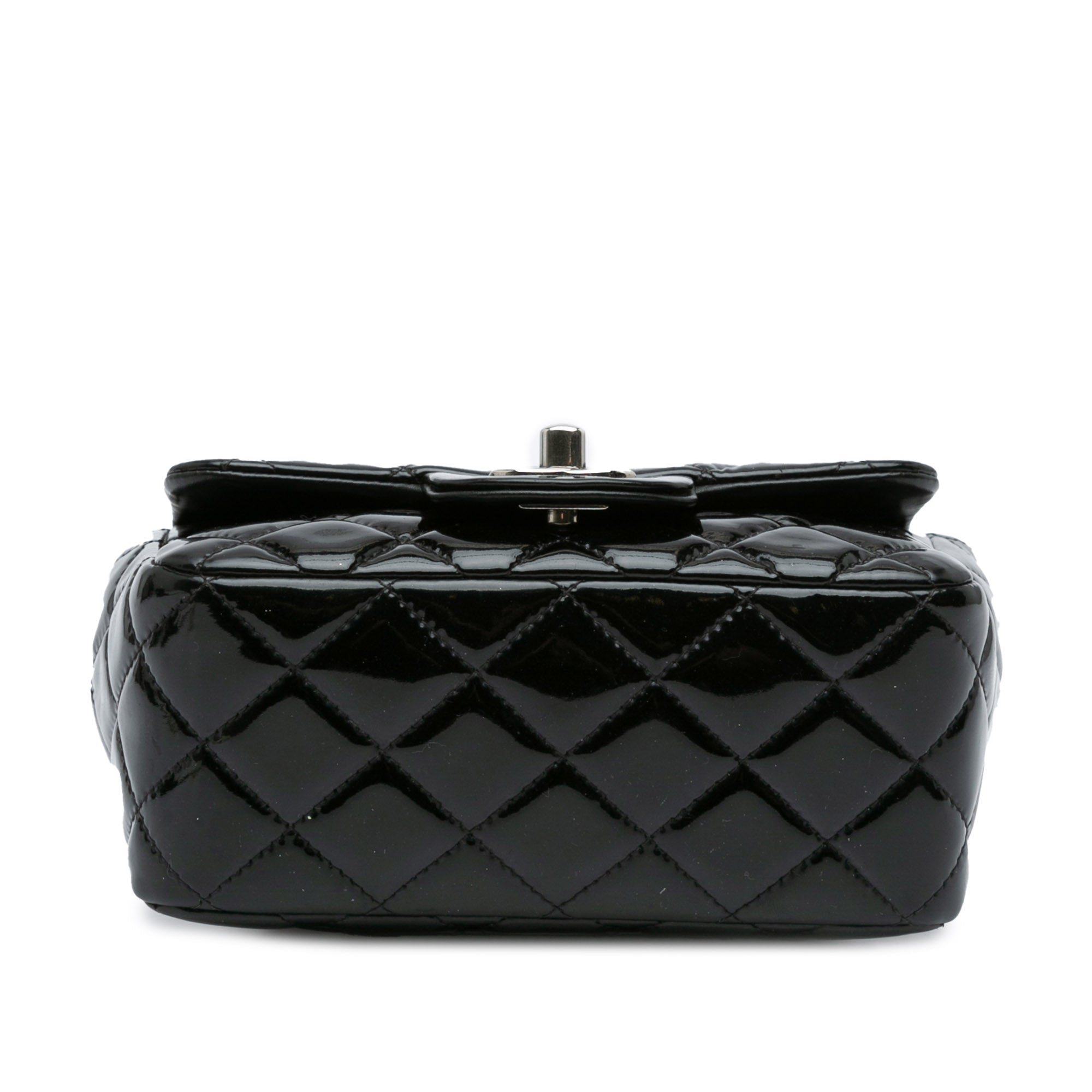 Mini Square Classic Patent Single Flap_3