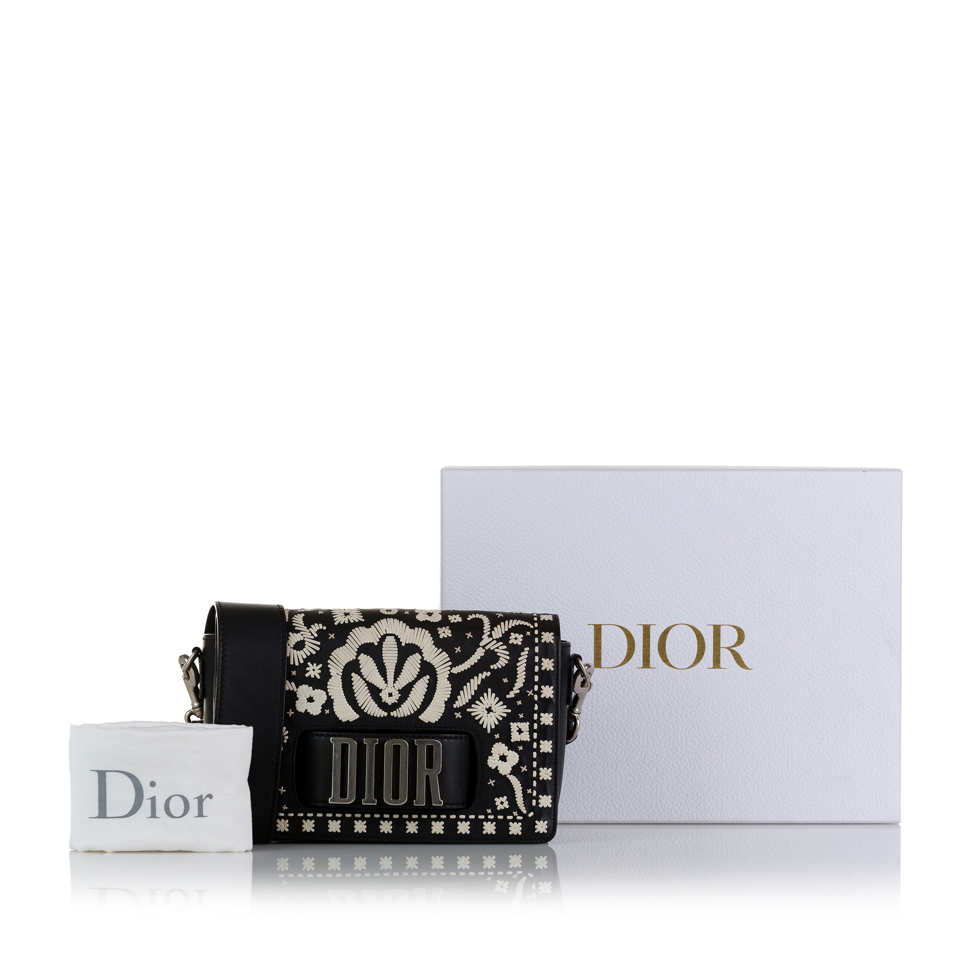 Medium Embroidered Dio(r)evolution Flap