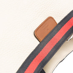 Leather Web Tote