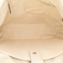 Leather Web Tote