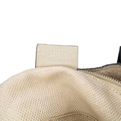 Leather Web Tote
