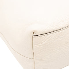 Leather Web Tote