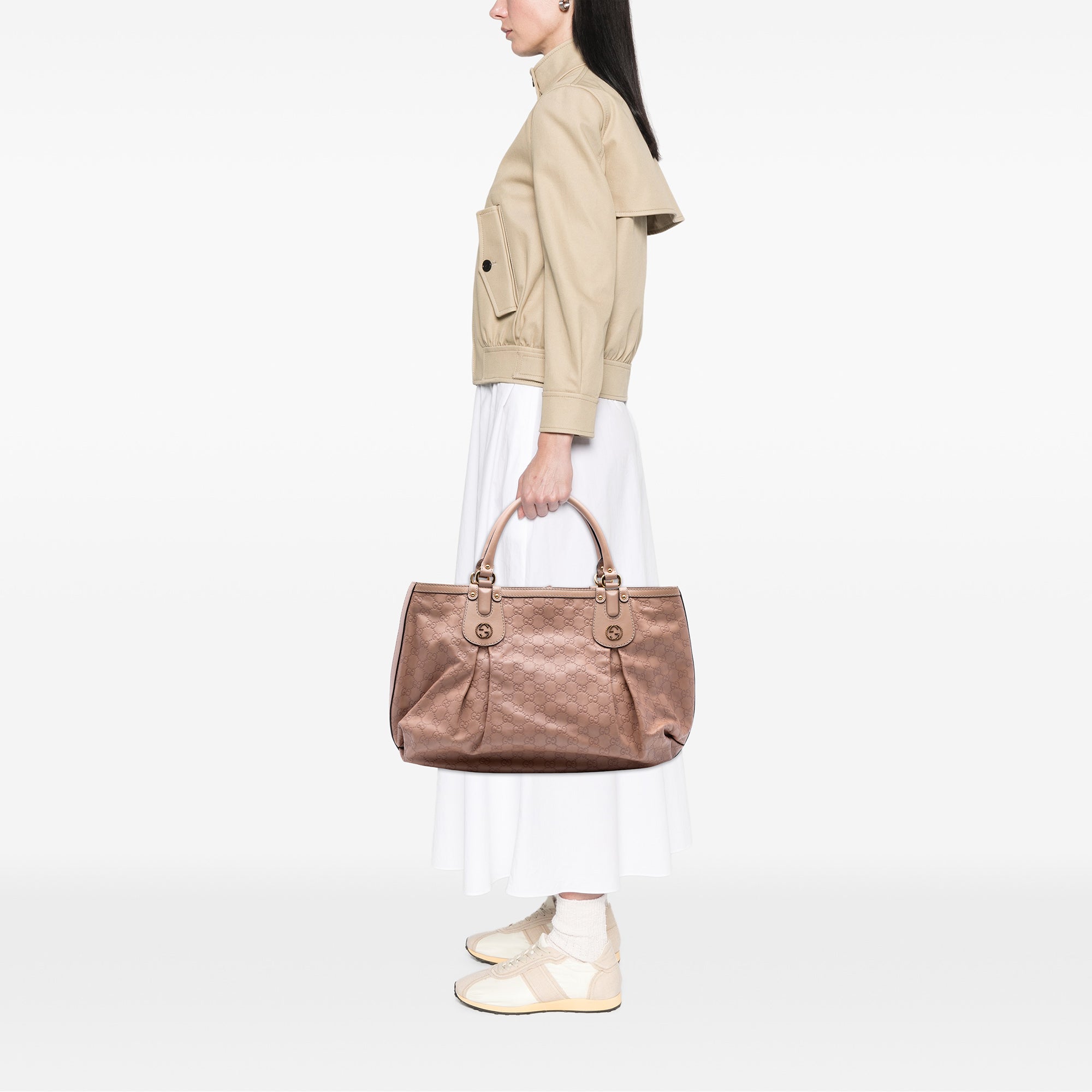 Large Guccissima Scarlett Tote