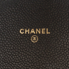 Paris-Cuba Square Quilted Caviar Thread Around Wallet On Chain
