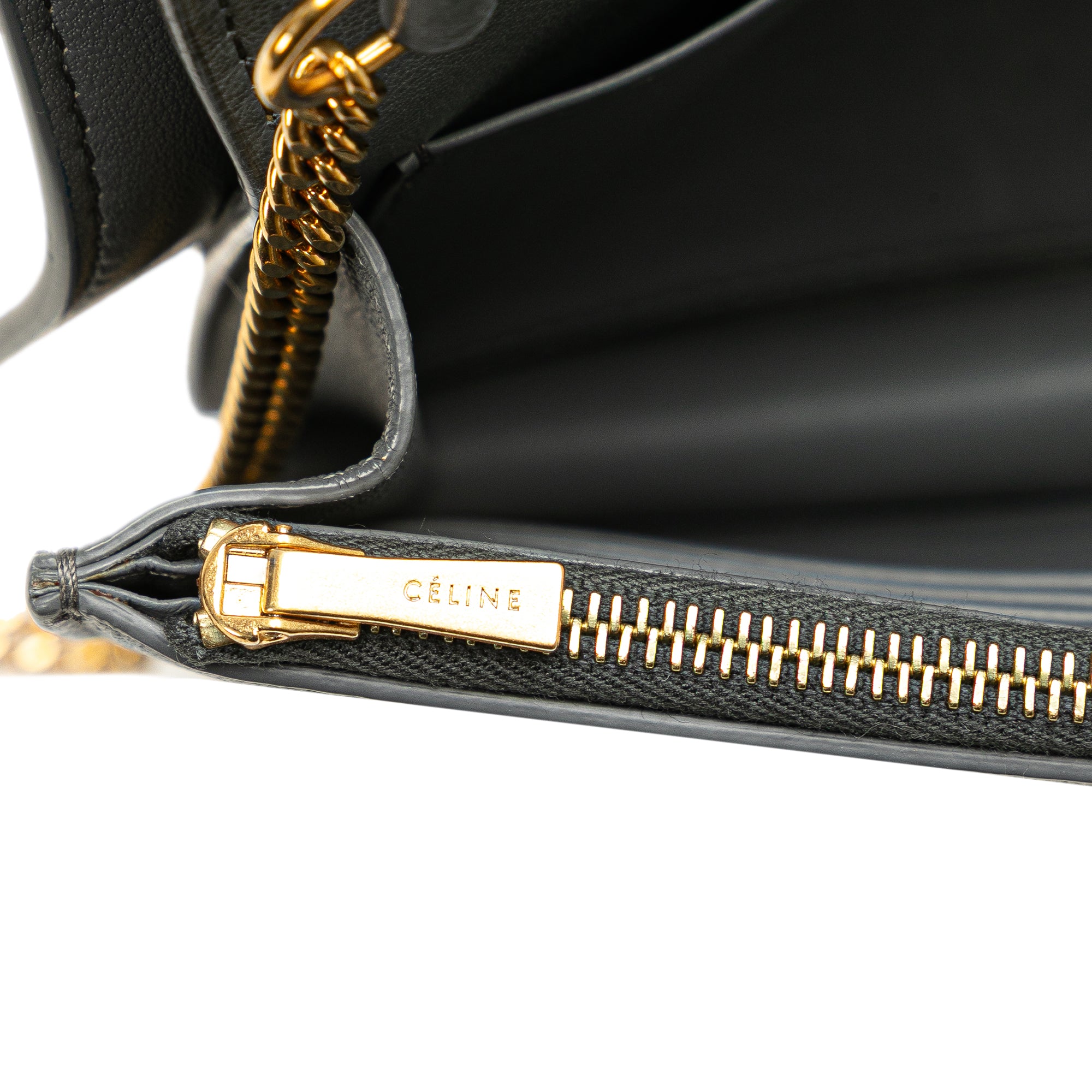 Leather Frame Wallet on Chain