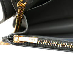 Leather Frame Wallet on Chain