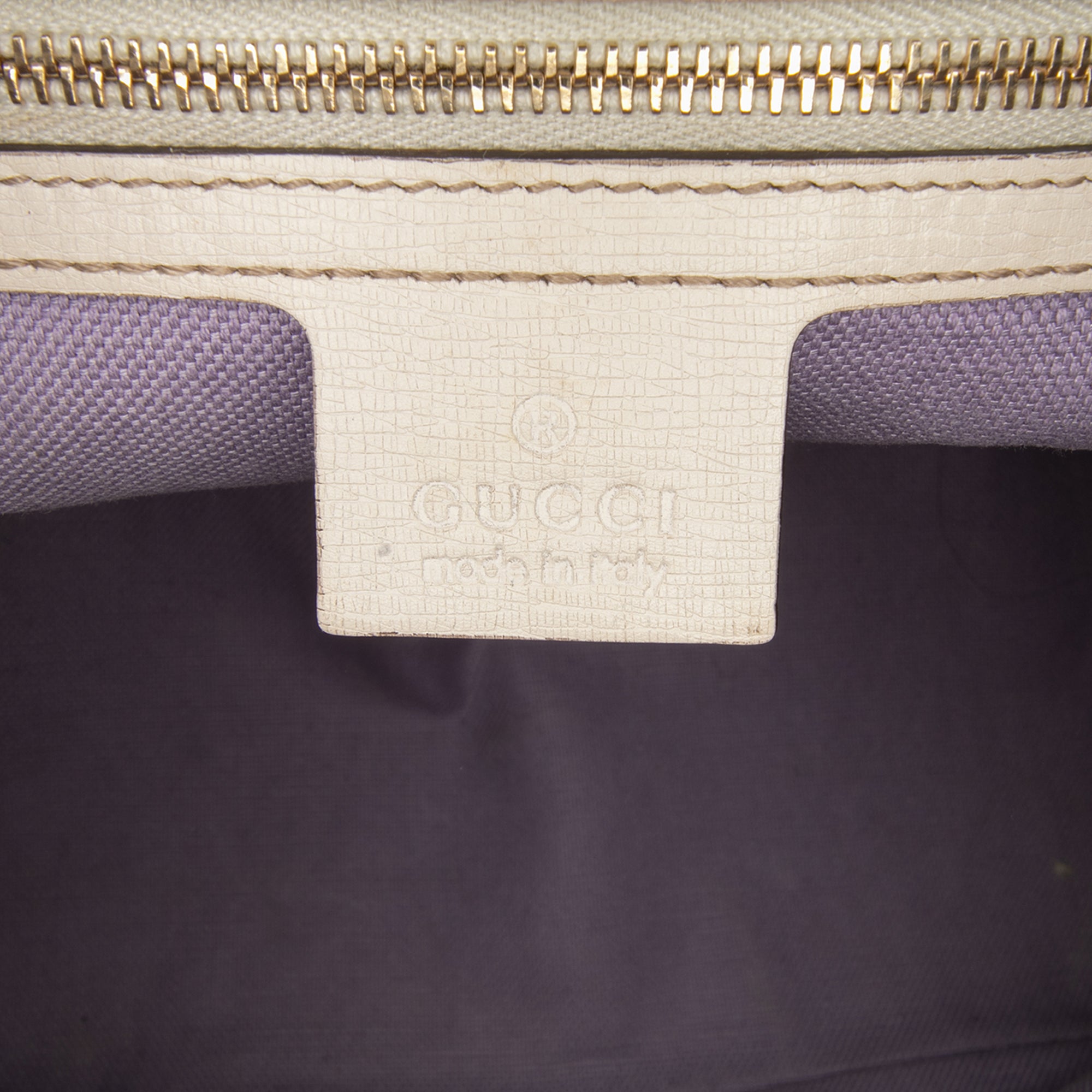 Small Leather Flora Nice Dome Satchel