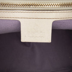 Small Leather Flora Nice Dome Satchel