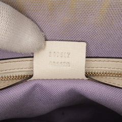 Small Leather Flora Nice Dome Satchel