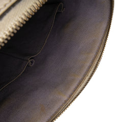 Small Leather Flora Nice Dome Satchel
