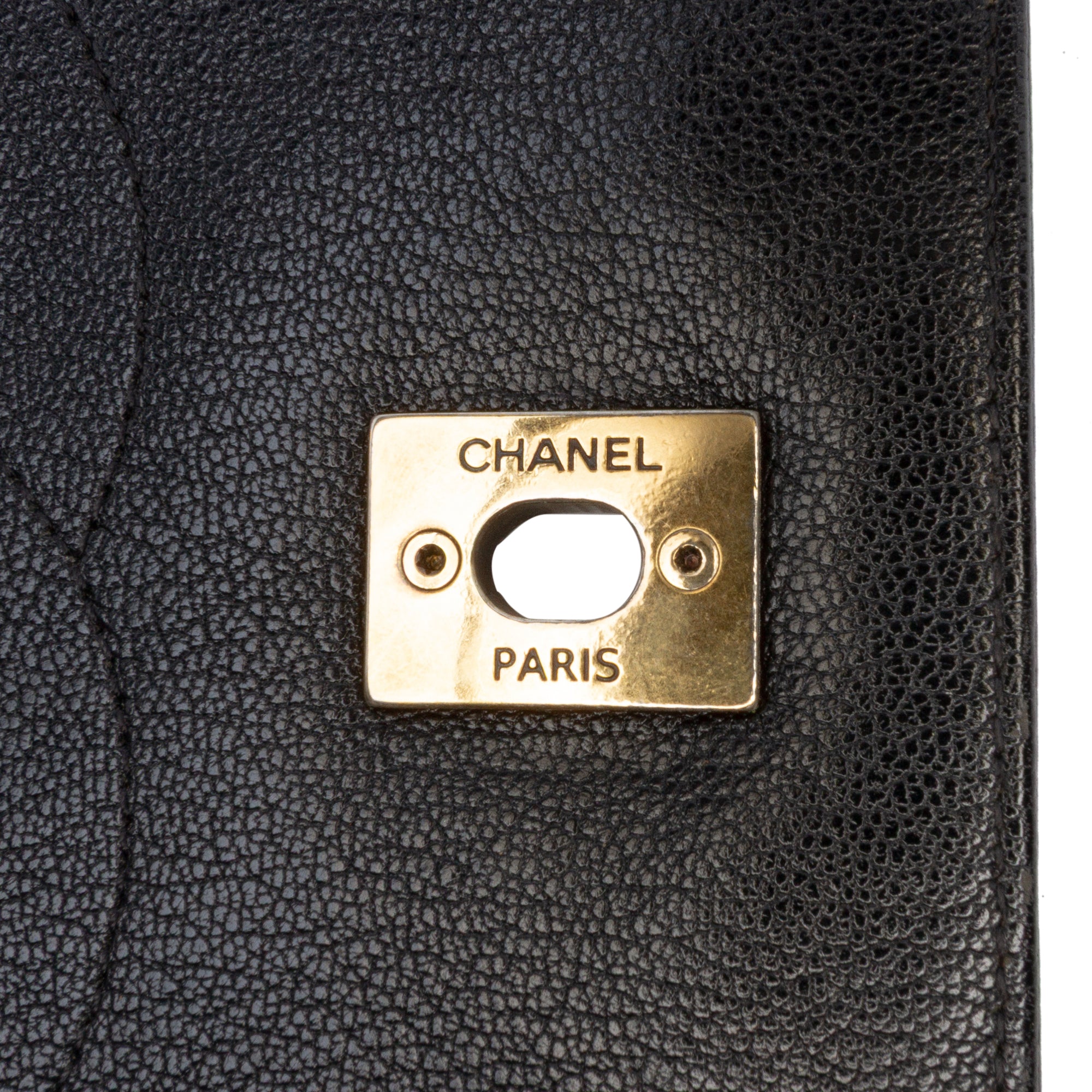 Medium Diagonal Quilted Goatskin Flap