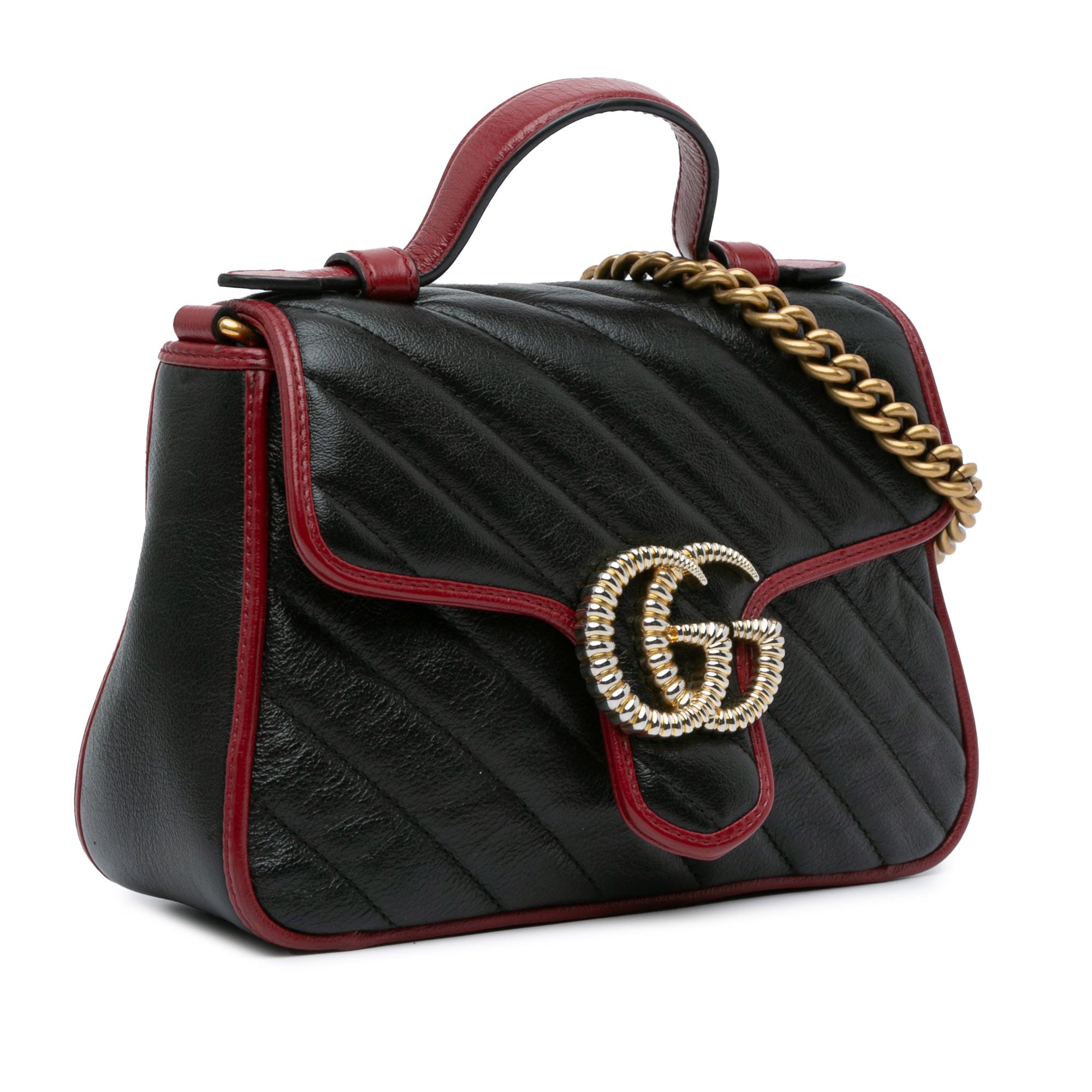 Mini GG Marmont Torchon Top Handle Bag_1