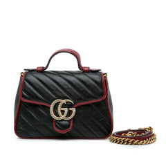 Mini GG Marmont Torchon Top Handle Bag_8