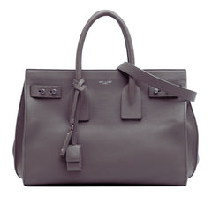 Small Grained Calfskin Supple Sac De Jour Satchel