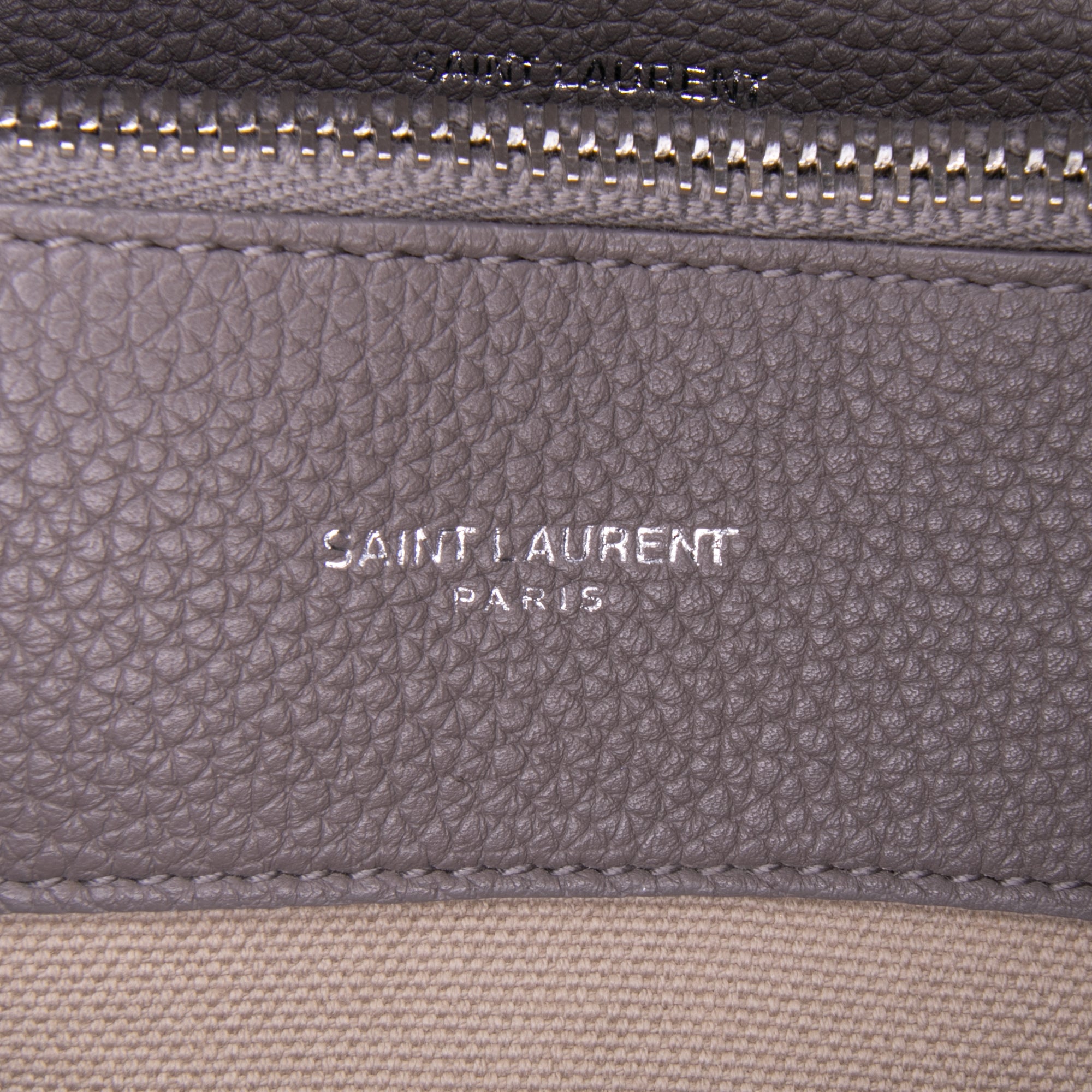 Small Grained Calfskin Supple Sac De Jour Satchel