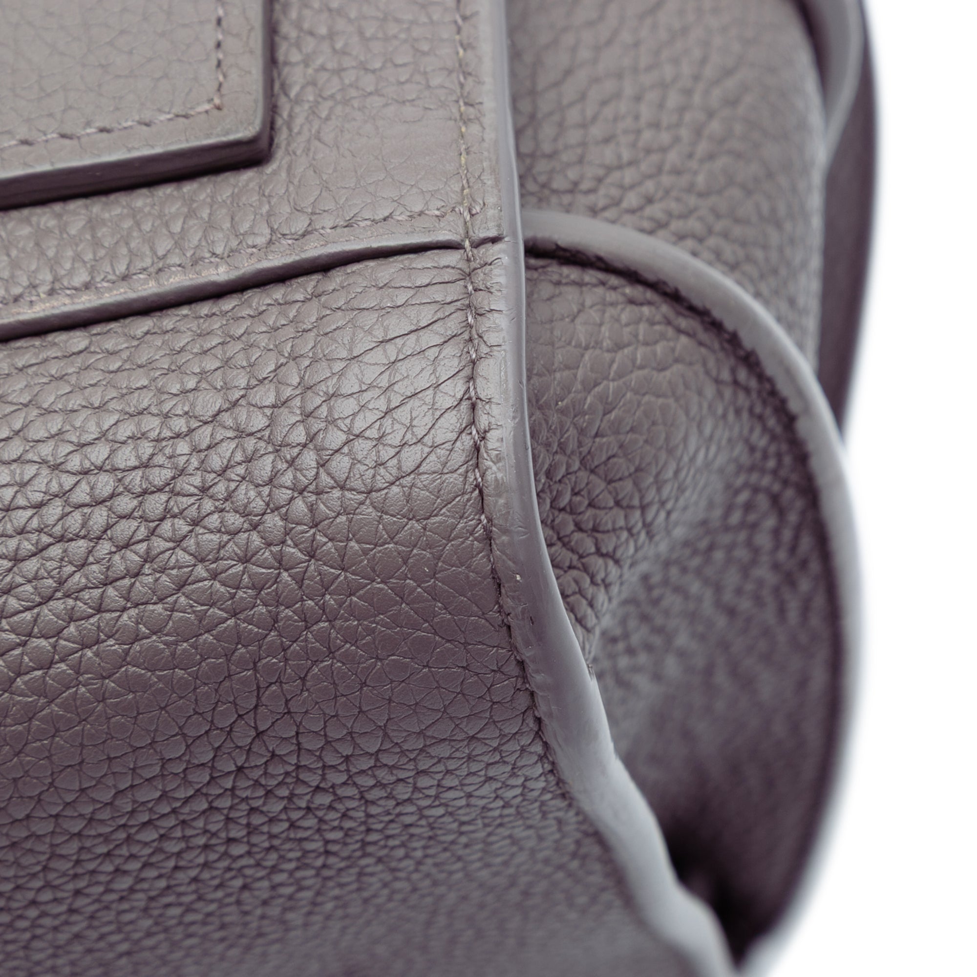 Small Grained Calfskin Supple Sac De Jour Satchel
