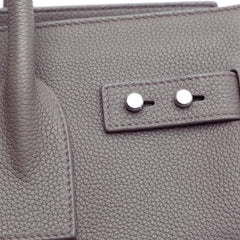 Small Grained Calfskin Supple Sac De Jour Satchel
