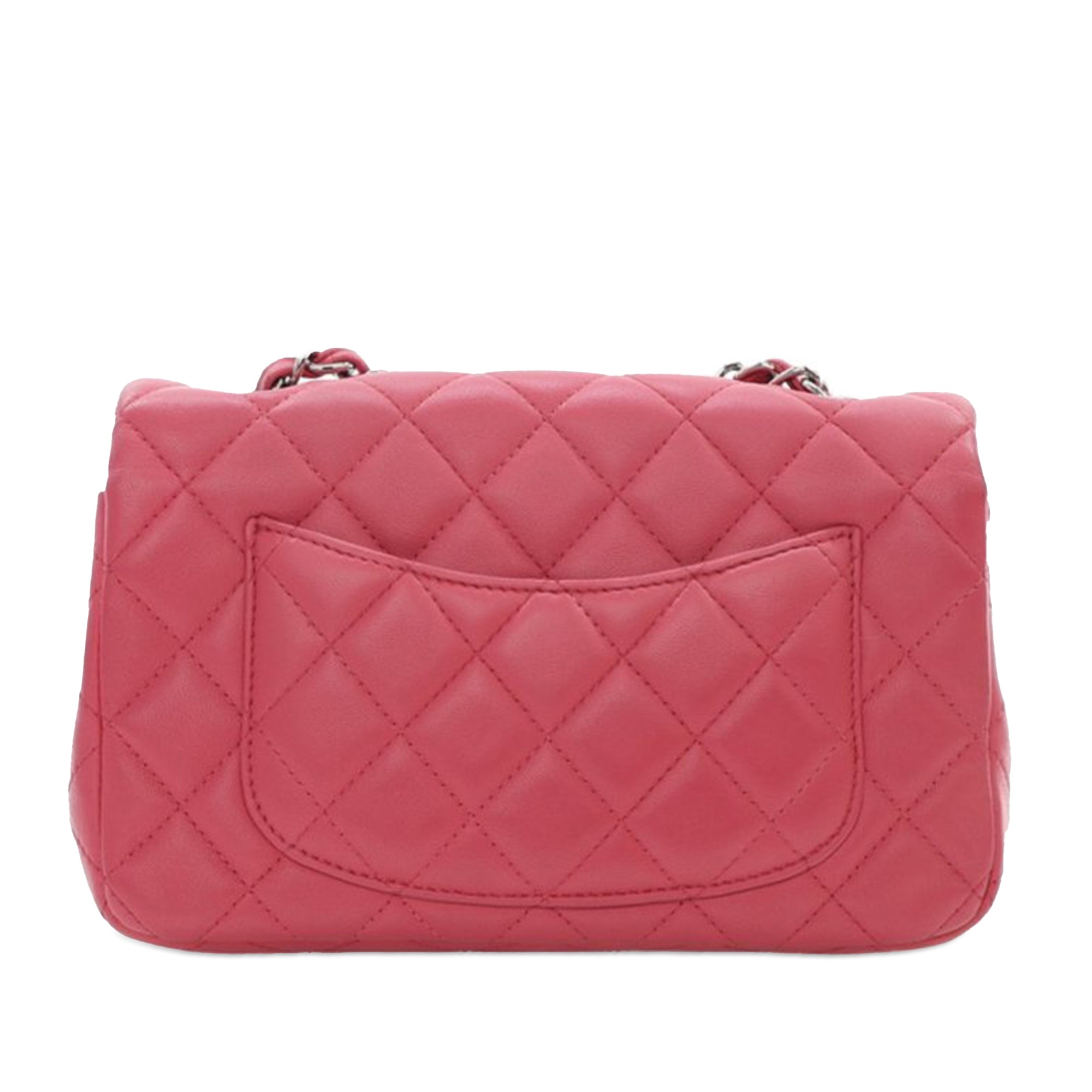 Mini Rectangular Classic Lambskin Single Flap