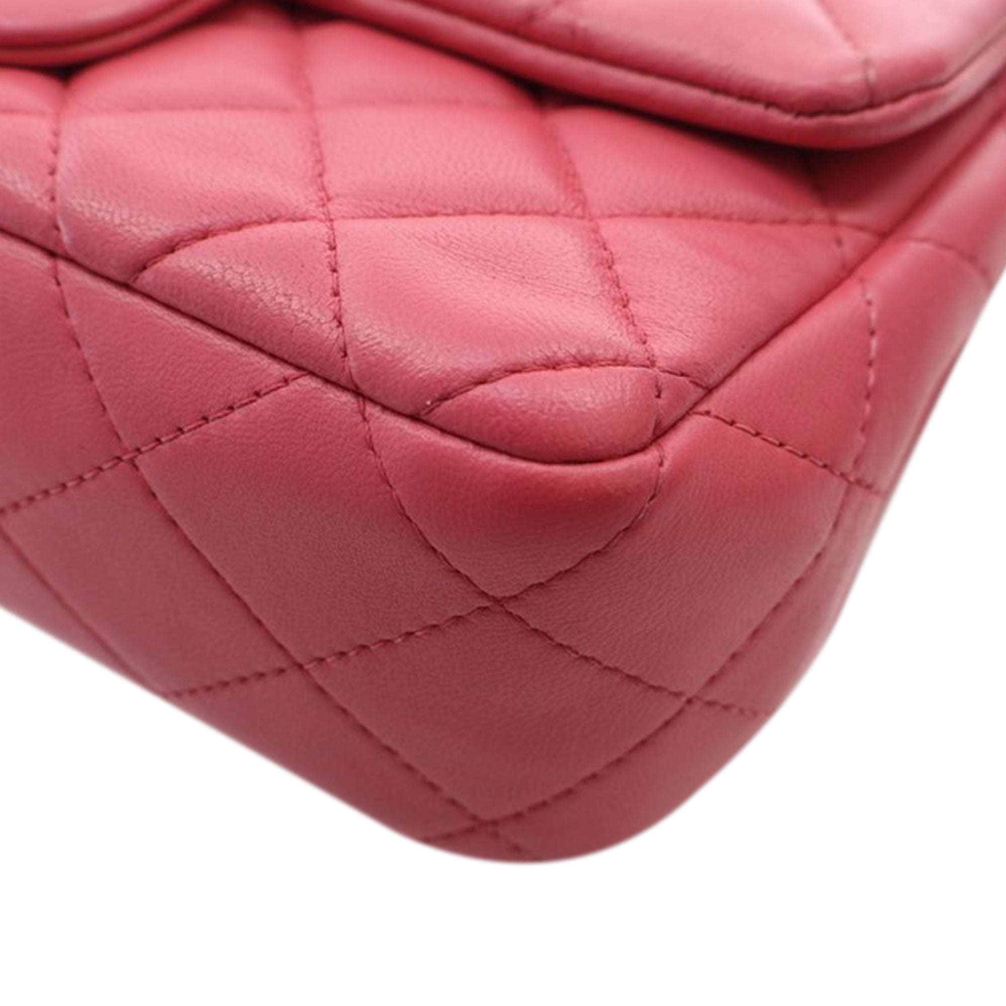 Mini Rectangular Classic Lambskin Single Flap