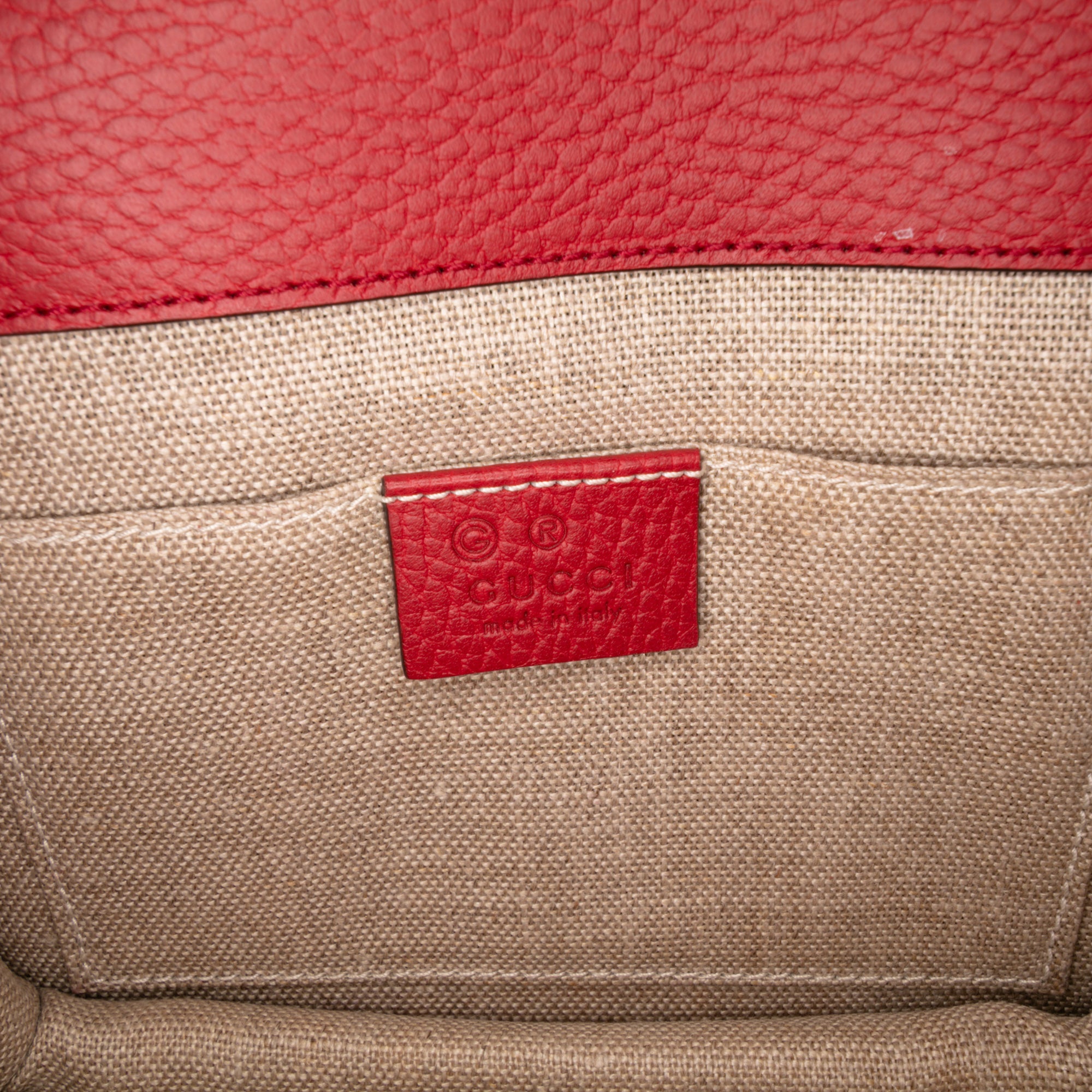 Small Dollar Calfskin Interlocking G Crossbody
