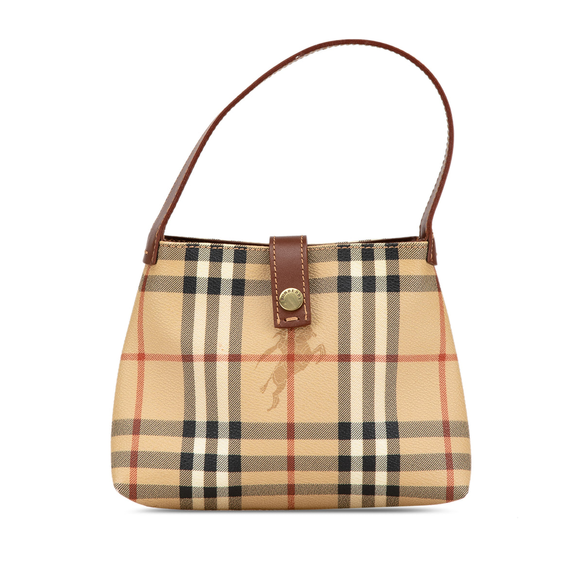 Haymarket Check Coated Canvas Handbag