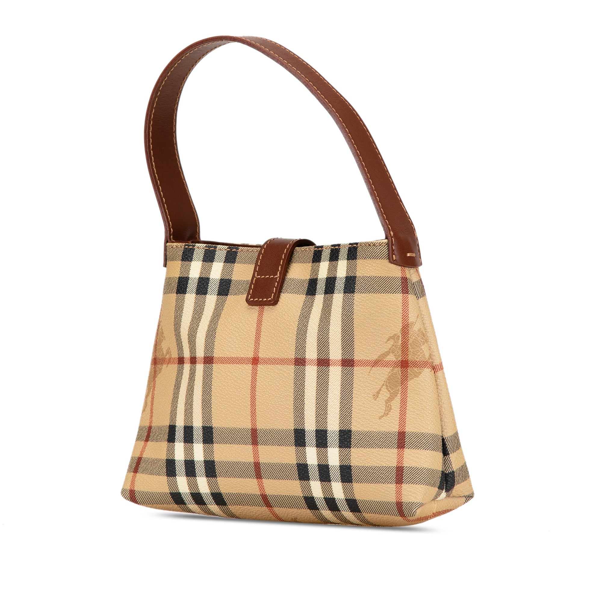 Haymarket Check Coated Canvas Handbag