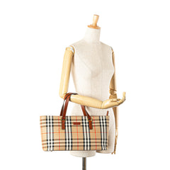 Haymarket Check Canvas Handbag