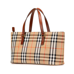 Haymarket Check Canvas Handbag