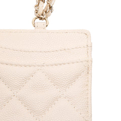 Quilted Caviar ID Card Holder