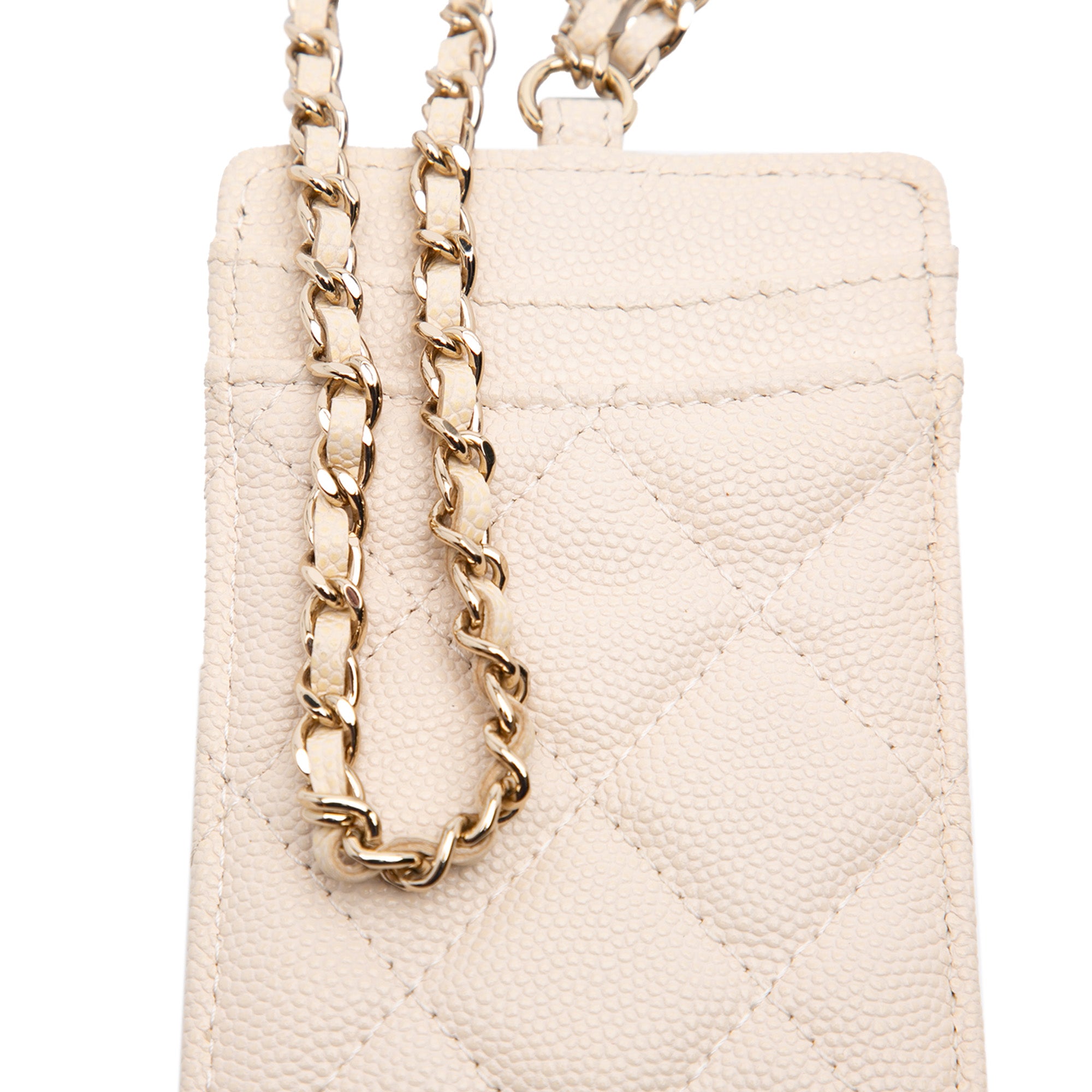 Quilted Caviar ID Card Holder