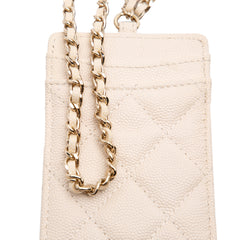 Quilted Caviar ID Card Holder